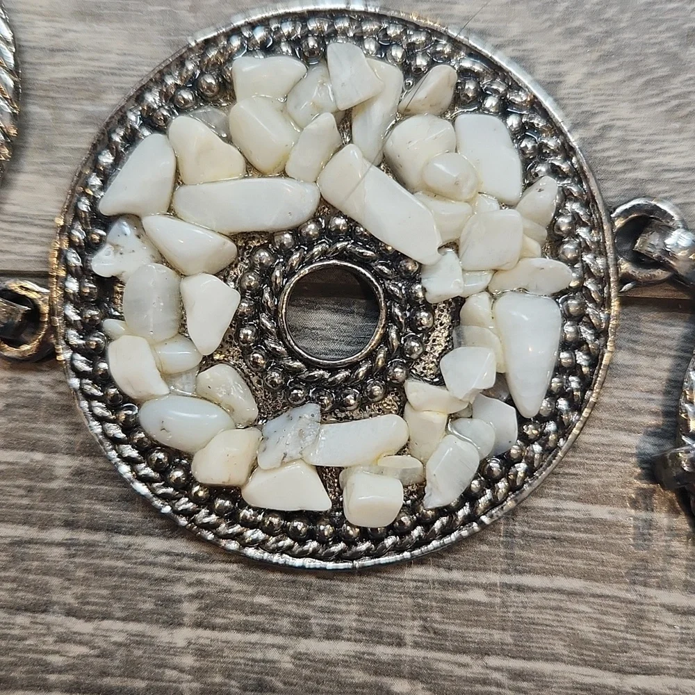 Concho Style‎ Adjustable Metal Statement Piece Belt With Stones